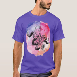 T-shirt Oeuvre profonde Kraken Octopus