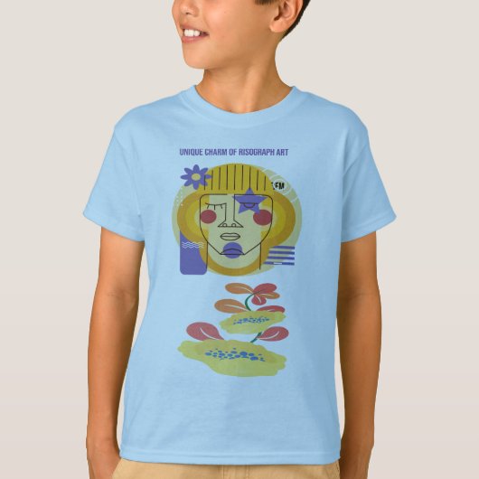 T-shirt Oeuvre Risographe personnalisée (Devant)