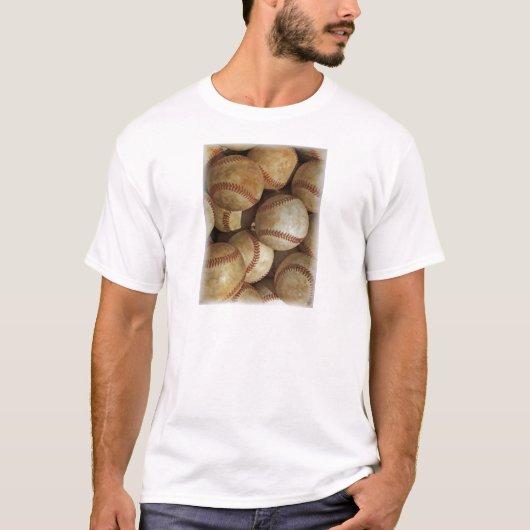 T-shirt Oeuvre tendance de baseball (Devant)