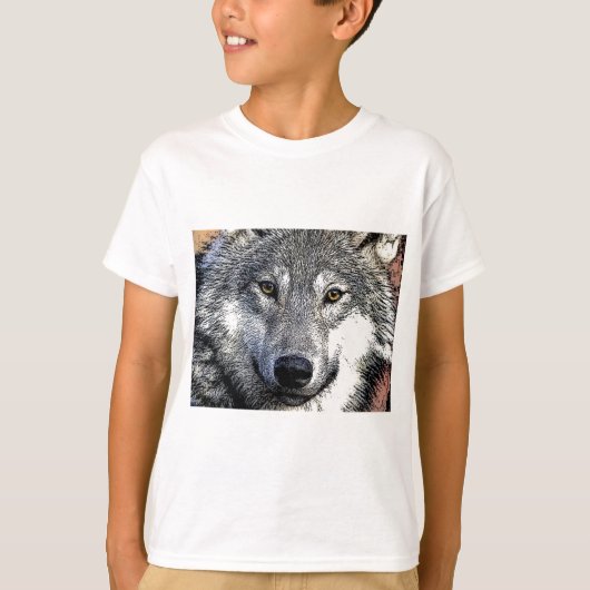 T-shirt OEuvre Wolf Eyes (Devant)