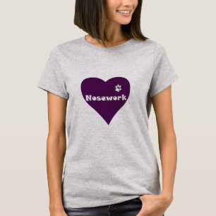 T-shirt OEuvres du nez du coeur pourpre 1