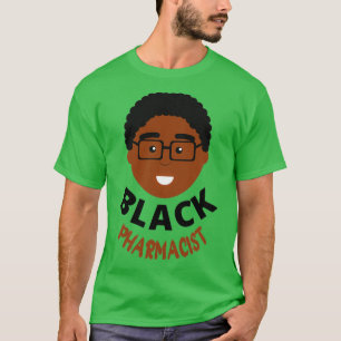T-shirt of Black History Month Pharmacist Power African Am