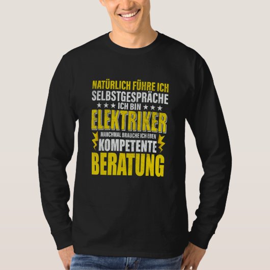 T-shirt Of course I conduct self conversations as an elect (Devant)