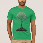 T-Shirt of green  (Devant)