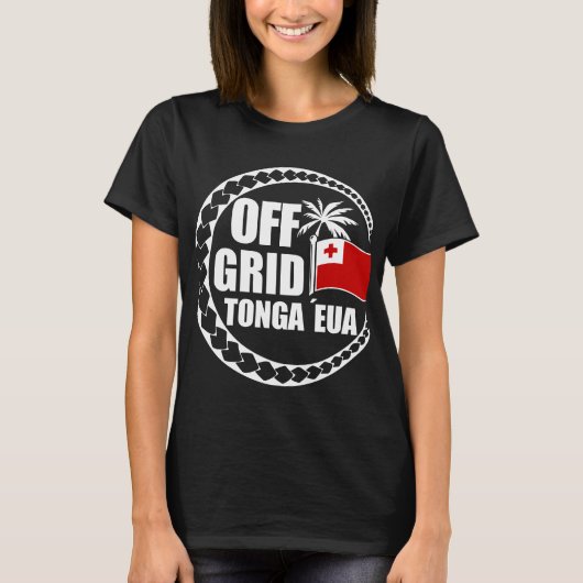 T-shirt Off Grid Tonga Eua Lifestyle (Devant)