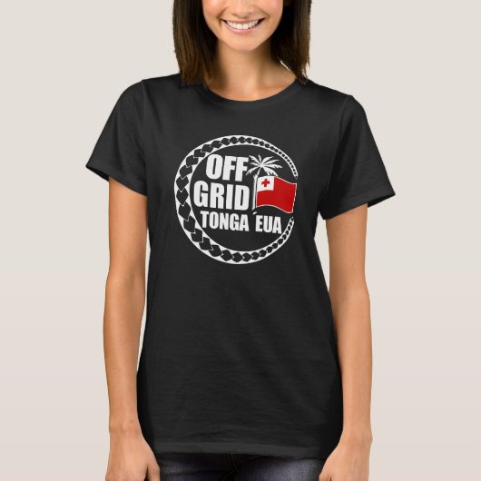 T-shirt Off Grid Tonga Eua Lifestyle (Devant)