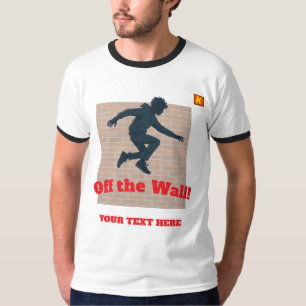 T-Shirt "Off The Wall" avec nom personnalisable