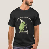 T-shirt Off To Commit Grandma Foolery Funny Frog Meme (Devant)