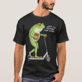T-shirt Off To Praise D Lord Funny Frog Christian Meme (Devant)