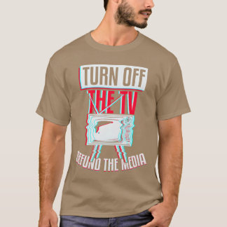 T-shirt OffheV Defund Media boy