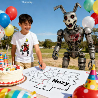 T-shirt Official Citra Nosey Robot Shirt