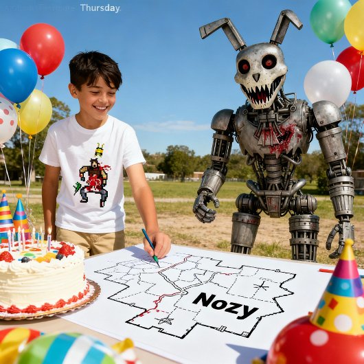 T-shirt Official Citra Nosey Robot Shirt