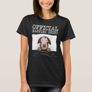 T-shirt Official Napping Sleeping Scottish Deerhound