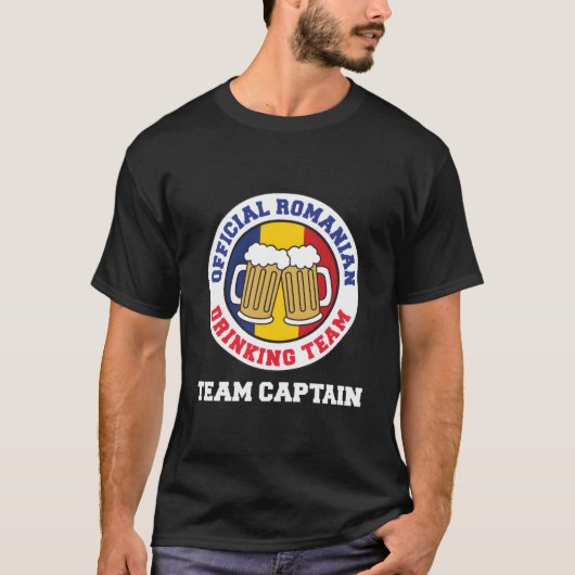 T-shirt Official Roian Drinking Team Captain (Devant)