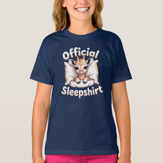 T-shirt  Official Sleepshirt Giraffe (Devant)