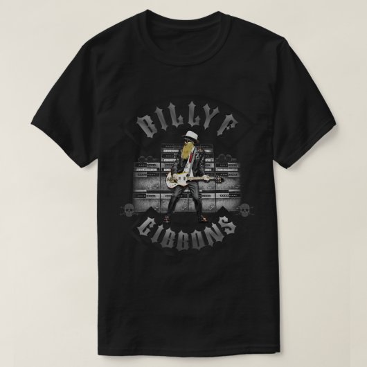 T-shirt officiel Billy F Gibbons Live IV (Design devant)