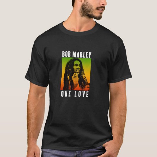 T-shirt Officiel Bob Marley One Love Gradient (Devant)