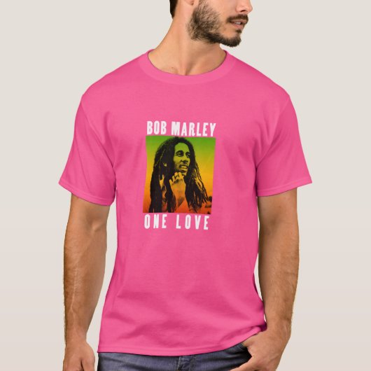 T-shirt Officiel Bob Marley One Love Gradient (Devant)