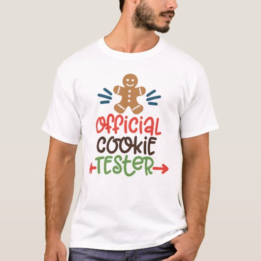 T-shirt officiel Cookie Tester Christmas (Devant)