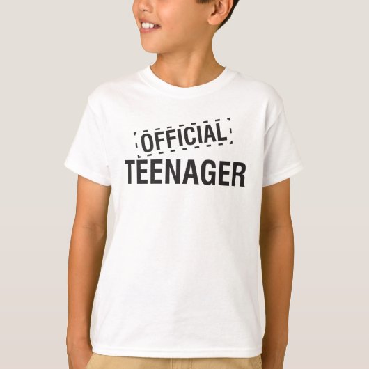 T-shirt officiel d'adolescent (Devant)