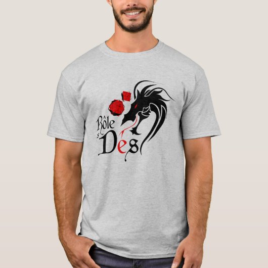 T-shirt Officiel de Chandail - les Dés de Rôle - (Devant)