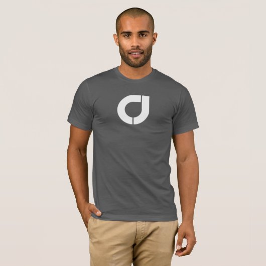 T-shirt officiel de CJ - acier (Devant entier)