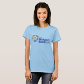 T-shirt officiel de dames de logo de (Devant entier)