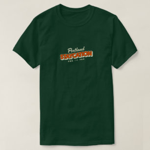 T-shirt officiel de la station Portland (foncé)