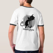 T-shirt officiel de MonkeyByte.com (Dos entier)