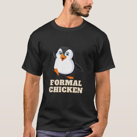 T-shirt officiel de poulet (pingouin) (Devant)