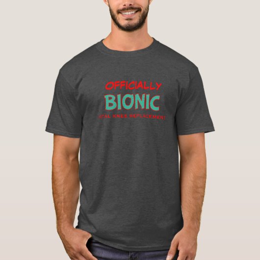 T-shirt officiel de remplacement du genou bionique (Devant)
