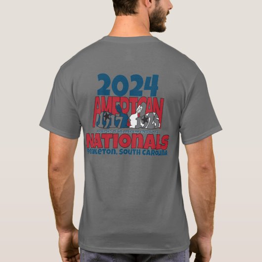 T-shirt officiel des nationaux du BARNSC 2024 (Dos)