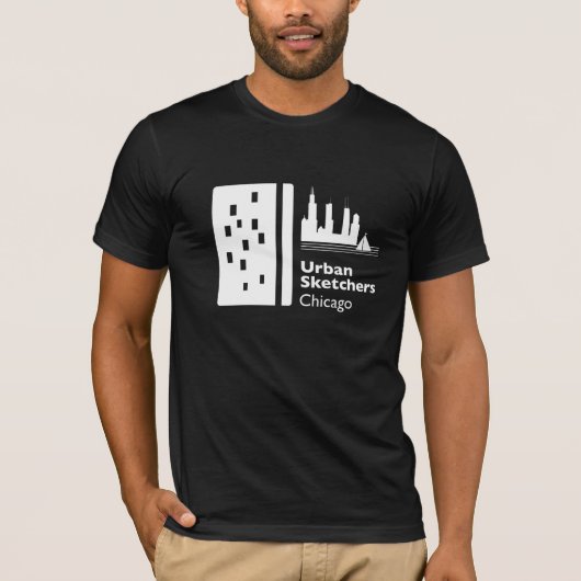 T-shirt officiel des urbanistes Chicago (Devant)