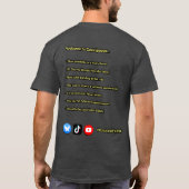 T-Shirt officiel GeekSpooge (Dos)