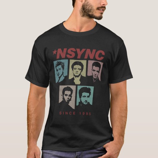 T-shirt Officiel Nsync Depuis 1995 (Devant)