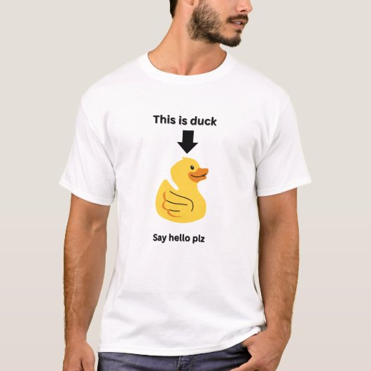 T-shirt officiel pour canard (Devant)