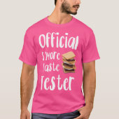 T-shirt Officiel S'More Taste Tester Feu de Campement Trea (Devant)
