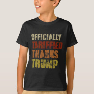 T-shirt Officiellement Tarifé Merci Trump Retro 8647 encor
