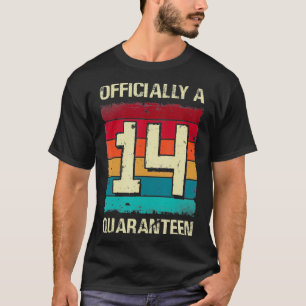 T-shirt Officiellement Un Ado De Quatorze Anniversaire 14