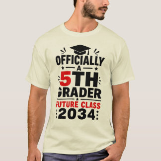 T-shirt Officiellement un élève de 5e, future promotion de