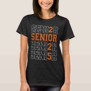 T-shirt Officiellement Un Senior 2025 Mon Dernier Premier
