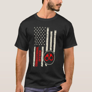 T-shirt Officier correctionnel chargé des services correct