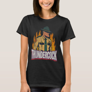 T-shirt Officier Sergent Cius Thunder Caméra Corporelle Mè