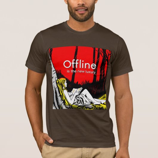 T-shirt Offline Is The New Luxury (Devant)