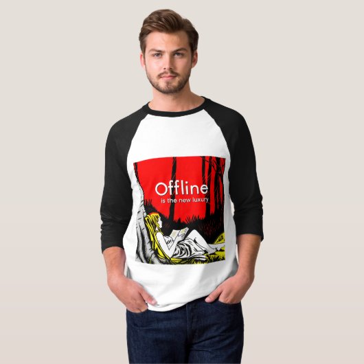 T-shirt Offline Is The New Luxury (Devant entier)
