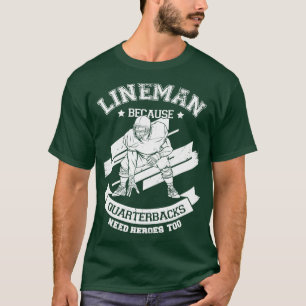T-shirt Offre-cadeau Lineman de l'offensive américaine de 