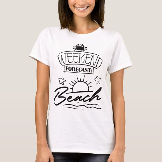 T-shirt Offre de vacances d'été (Devant)