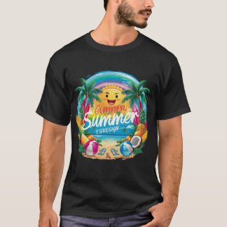 T-shirt Offre d'été pour la conception de t-shirt, surf d'