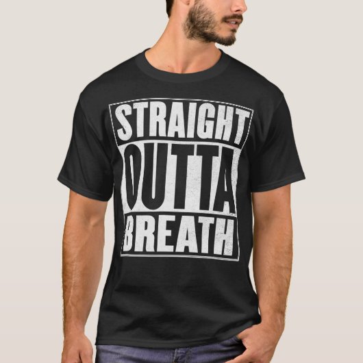 T-shirt Offre Outta Breath Pour Marathon Runner Cyclist Fu (Devant)