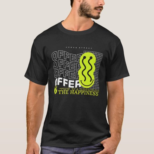 T-shirt Offrez le Bonheur Fresh Urban Street (Devant)